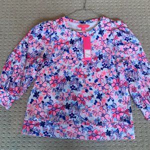 Lilly Pulitzer NWT Corden Sweatshirt Party Like a Lobster sz. M